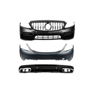 Virsbūves komplekts ar pilnu aizmugurējo buferi (AMG C63-designs 2018-2021) Mercedes C-сlass W205 2014–2021
