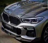 BMW X6 G06 2019–2027 Oglekļa šķiedras motora pārsegs (G06/F96) foto 11
