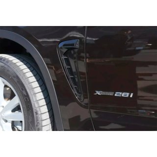 Spārnu ventilācijas restes Black X5M F85 stilā foto 2