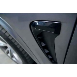 Spārnu ventilācijas restes Black X5M F85 stilā foto 1