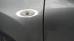 Nissan Qashqai 2010–2014 Pagrieziena rādītāja apmale (2 gab., nerūsējošais tērauds) foto 1