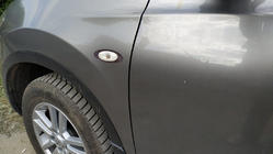 Nissan Qashqai 2010–2014 Pagrieziena rādītāja apmale (2 gab., nerūsējošais tērauds) foto 2