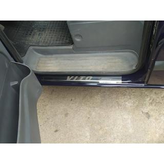 Sliekšņu uzlikas Carmos (2 gab., tērauds) Mercedes Vito W639 2004–2014 foto 4