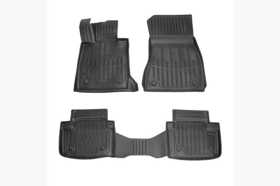 BMW 5/i5 sērija G60/G60E/G61 2023– Stingray 3D gumijas salona paklājiņi (G60/61, 5 gab.) Image