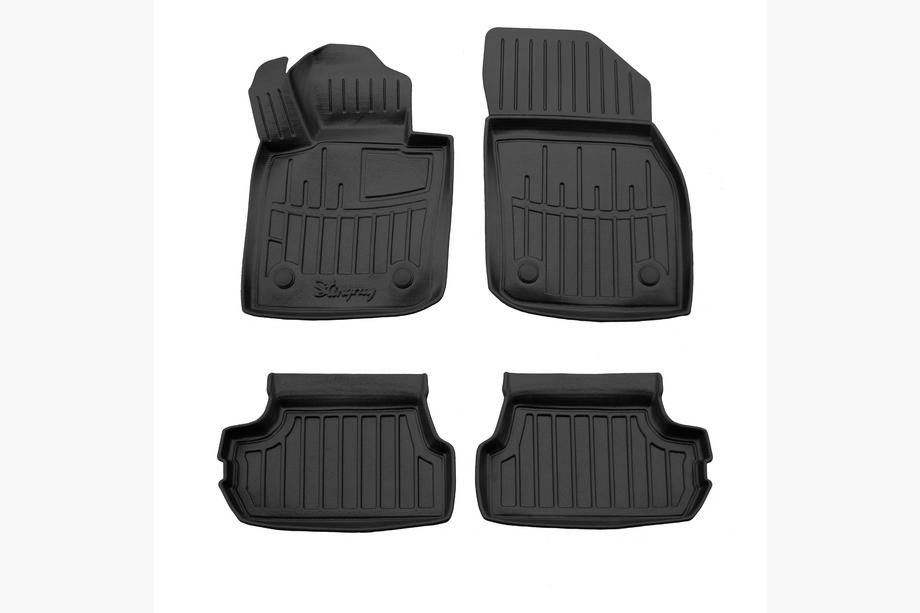 Mini Cooper F55/56/57 2014–2023 Stingray 3D gumijas salona paklājiņi (3 durvju, 4 gab.) Image