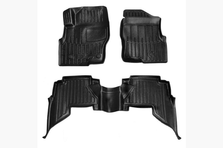 Nissan Pathfinder R51 2005–2014 Stingray 3D gumijas paklājiņi (3 gab.) Image
