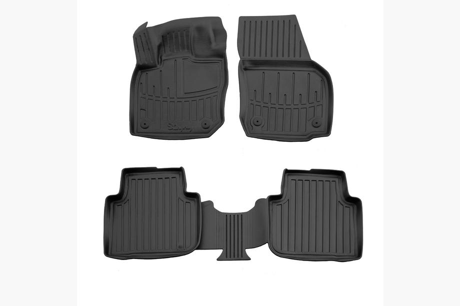 Skoda Kodiaq 2023– Stingray 3D gumijas salona paklājiņi (4 gab.) Image