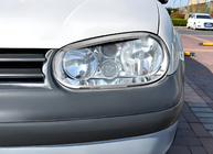 Volkswagen Golf 4 1997–2006 Priekšējo lukturu uzlikas "brilles" V3 (2 gab., plastmasa) foto 1