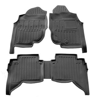 Stingray 3D gumijas salona paklājiņi (labās stūres, Crew Cab, 5 gab.) Toyota Hilux 2006–2015