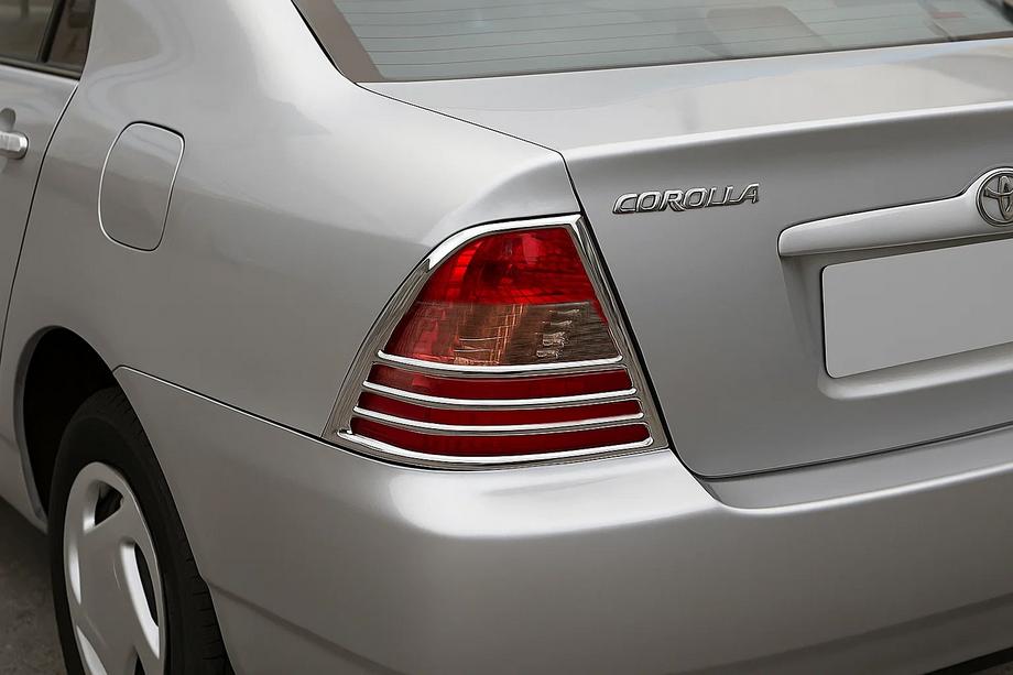 Toyota Corolla 2002–2007 Aizmugurējo lukturu uzlikas (2002-2004, 2 gab., plastmasa) Image
