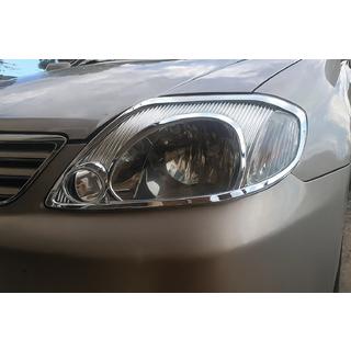 Priekšējo lukturu uzlikas V1 (2002-2004, 2 gab., plastmasa) Toyota Corolla 2002–2007 foto 1