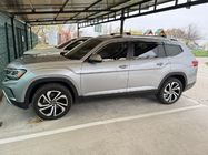 Volkswagen Atlas (Terramont) 2016– Jumta šķērsstieņi standarta reliņiem bez atslēgas Flybar V1 (2 gab.) līdz 140 cm, pelēks foto 2