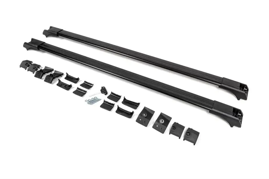 Volkswagen Tiguan 2016–2023 Jumta šķērsstieņi standarta reliņiem bez atslēgas Flybar V1 (2 gab.) Foto 8