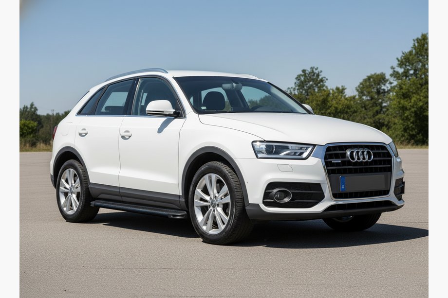Audi Q3 2011–2019 Sānu sliekšņi RedLine Black (2 gab., alumīnijs) Image