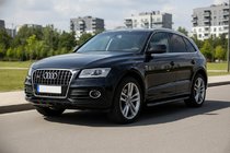 Audi Q5 2008–2017 Sānu sliekšņi Allmond Black (2 gab., alumīnijs) foto 1