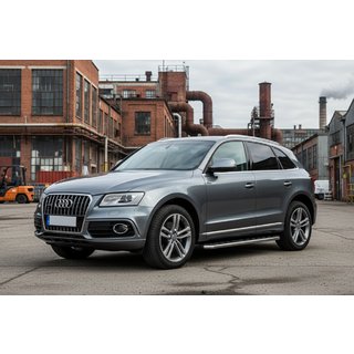Sānu pakāpieni Maydos V1 (2 gab., alumīnijs ↗ nerūsējošais tērauds) Audi Q5 2008–2017 foto 1