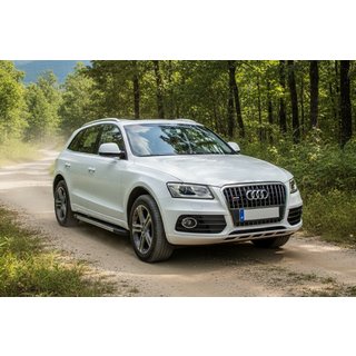Sānu sliekšņi Duru (2 gab., alumīnijs) Audi Q5 2008–2017 foto 1
