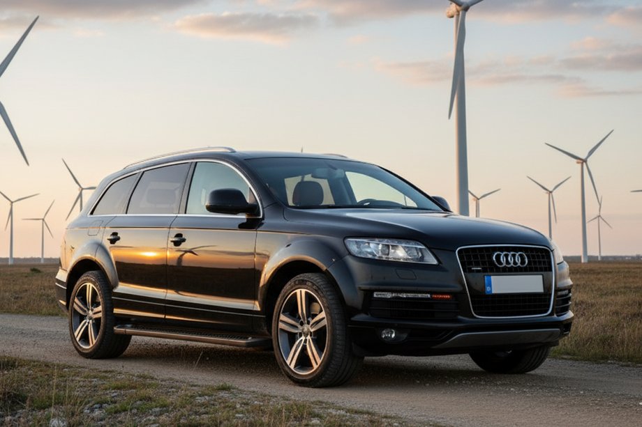 Audi Q7 2005–2015 Sānu sliekšņi Allmond Black (2 gab., alumīnijs) Image