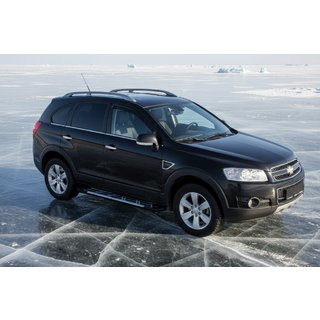 Sānu sliekšņi Sunrise (2 gab., alumīnijs) Chevrolet Captiva 2006–2019 foto 1