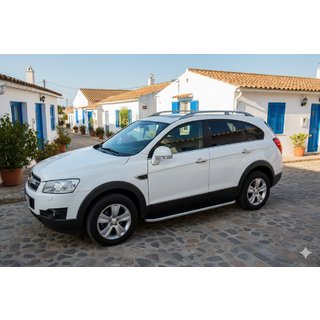 Sānu sliekšņi Tayga Grey (2 gab., alumīnijs) Chevrolet Captiva 2006–2019 foto 1