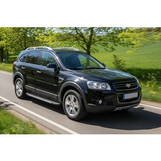 Sānu sliekšņi Duru (2 gab., alumīnijs) Chevrolet Captiva 2006–2019 foto 1