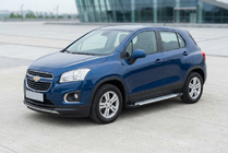 Chevrolet Trax 2012–2023 Sānu pakāpieni Allmond Grey (2 gab., alumīnijs) foto 2