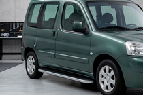 Peugeot Partner 1996–2008 Sānu pakāpieni Tayga Grey (2 gab., alumīnijs) foto 1