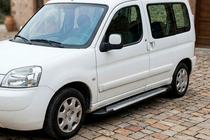 Peugeot Partner 1996–2008 Sānu sliekšņi Line (2 gab., alumīnijs) foto 1