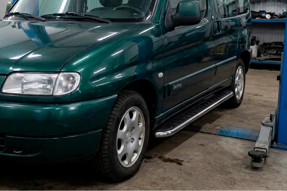 Peugeot Partner 1996–2008 Sānu pakāpieni Maydos V1 (2 gab., alumīnijs ↗ nerūsējošais tērauds) Image