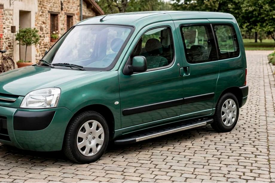 Peugeot Partner 1996–2008 Sānu pakāpieni Duru (2 gab., alumīnijs) Image