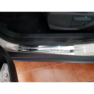 Durvju sliekšņu uzlikas OmsaLine (4 gab., nerūsējošais tērauds) Ford Courier 2014–2023 foto 4