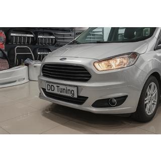Hromēti miglas lukturu uzlikas (2014-2018, 2 gab., nerūsējošais tērauds) Ford Courier 2014–2023 foto 1