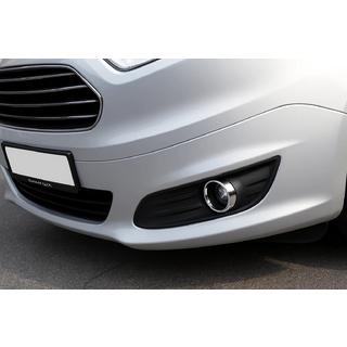 Hromēti miglas lukturu uzlikas (2014-2018, 2 gab., nerūsējošais tērauds) Ford Courier 2014–2023 foto 2