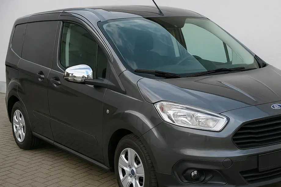 Ford Courier 2014–2023 Spoguļu hroma uzlikas (2 gab., plastmasa) Image