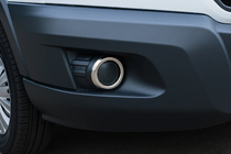 Ford Transit 2014– Priekšējo miglas lukturu hroma uzlikas 2014-2018 (2 gab., nerūsējošais tērauds) foto 1