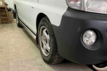 Hyundai H200, H1, Starex 1998–2007 Sānu trubas BB002 (2 gab., nerūsējošā tērauda) foto 3
