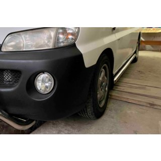 Sānu trubas BB002 (2 gab., nerūsējošā tērauda) Hyundai H200, H1, Starex 1998–2007 foto 1