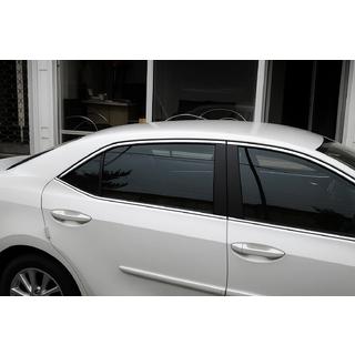Augšējā apmale (4 gab., nerūsējošais tērauds) Toyota Corolla 2013–2019 foto 1