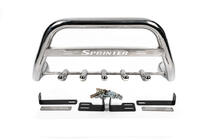 Mercedes Sprinter W906 2006–2018 Bullbar WT003 (nerūsējošais tērauds) 60 mm, ar uzrakstu foto 4