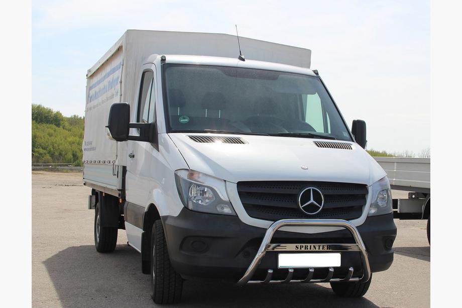 Mercedes Sprinter W906 2006–2018 Bullbar WT003 (nerūsējošais tērauds) 60 mm, ar uzrakstu Image
