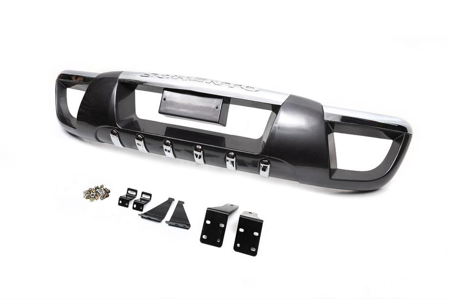 Kia Sorento I BL 2002–2009 Priekšējais bampera lūpas uzliktnis F001 (plastmasa) Image