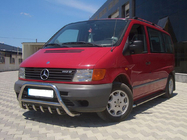 Mercedes Vito W638 1996–2003 Bullbar WT003/4 (nerūsējošais tērauds) ar uzrakstu, 60 mm foto 5