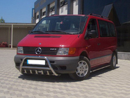Mercedes Vito W638 1996–2003 Bullbar WT003/4 (nerūsējošais tērauds) ar uzrakstu, 60 mm foto 7
