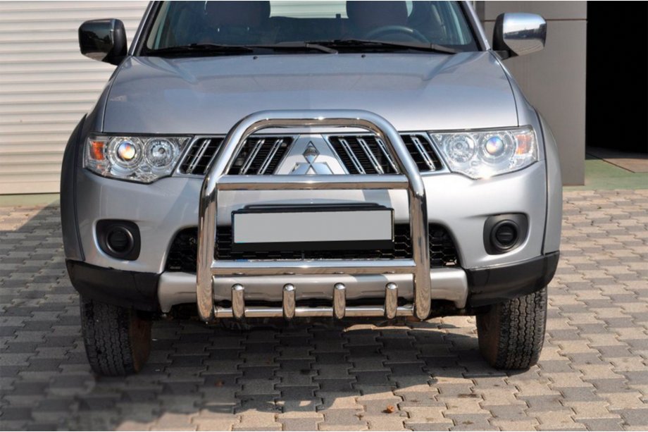 Mitsubishi L200 2006–2015 Kengurbārs QT007 (nerūsējošais tērauds) Image
