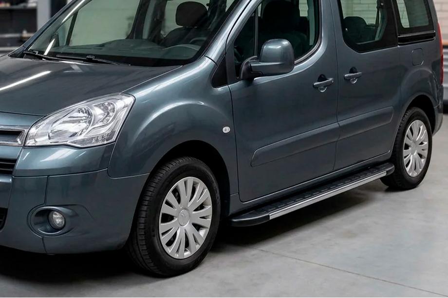 Peugeot Partner Tepee 2008–2018 Sānu pakāpieni Duru (2 gab., alumīnijs) Image