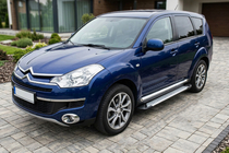 Citroen C-Crosser 2007–2013 Sānu kāpšļi Allmond (2 gab., alumīnijs) foto 1
