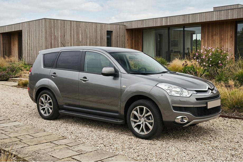 Citroen C-Crosser 2007–2013 Sānu sliekšņi Allmond Black (2 gab., alumīnijs) Image