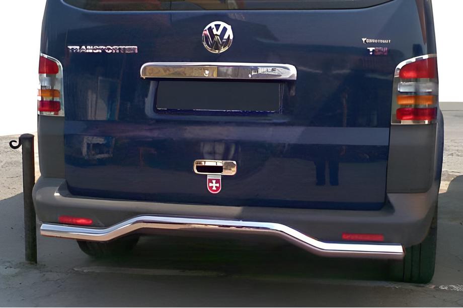 Volkswagen T5 Multivan 2003–2010 Aizmugurējais aizsargstienis Vilnis (nerūsējošais tērauds) Image
