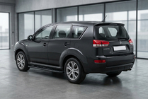 Citroen C-Crosser 2007–2013 Sānu pakāpieni Bosphorus Black (2 gab., alumīnijs) foto 1