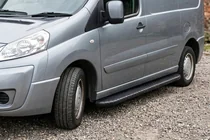 Citroen Jumpy 2007–2017 Sānu pakāpieni Bosphorus Black (2 gab., alumīnijs) foto 1